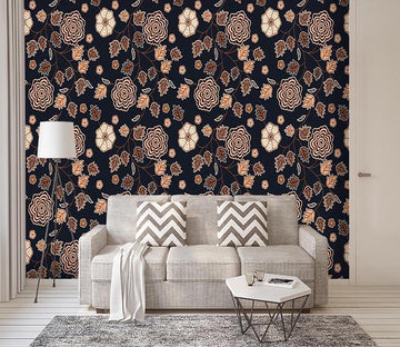 3D Vine Flower 249 Wallpaper AJ Wallpaper 