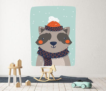 3D Hat And Scarf 108 Wall Stickers Wallpaper AJ Wallpaper 