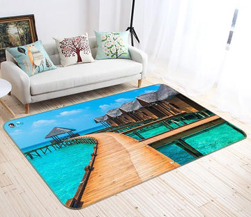 3D Boardwalk House 691 Non Slip Rug Mat Mat AJ Creativity Home 
