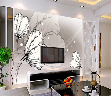 3D White Flower 730 Wallpaper AJ Wallpaper 2 