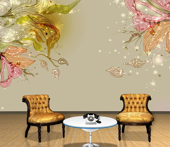 3D Color Painting Flower 840 Wallpaper AJ Wallpaper 2 