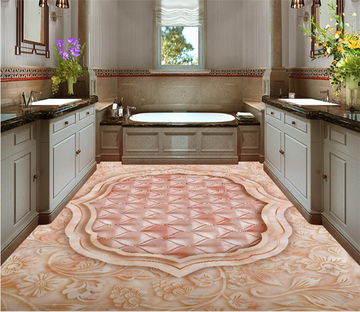 3D Petal 117 Floor Mural Wallpaper AJ Wallpaper 2 