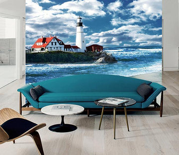 3D House Sea 698 Wallpaper AJ Wallpaper 