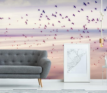 3D Wild Geese Flying 039 Wallpaper AJ Wallpaper 
