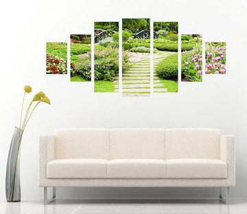 3D Lawn Road 120 Unframed Print Wallpaper Wallpaper AJ Wallpaper 