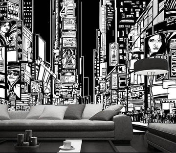 3D Lively City 109 Wallpaper AJ Wallpaper 