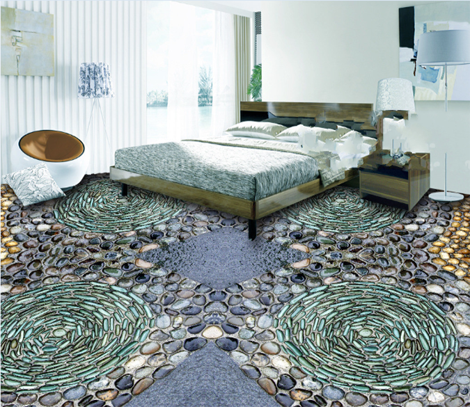 3D Small Stone 136 Floor Mural Wallpaper AJ Wallpaper 2 