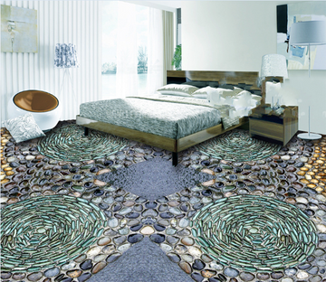 3D Small Stone 136 Floor Mural Wallpaper AJ Wallpaper 2 
