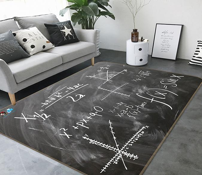 3D Mathematical Formula 273 Non Slip Rug Mat Mat AJ Creativity Home 