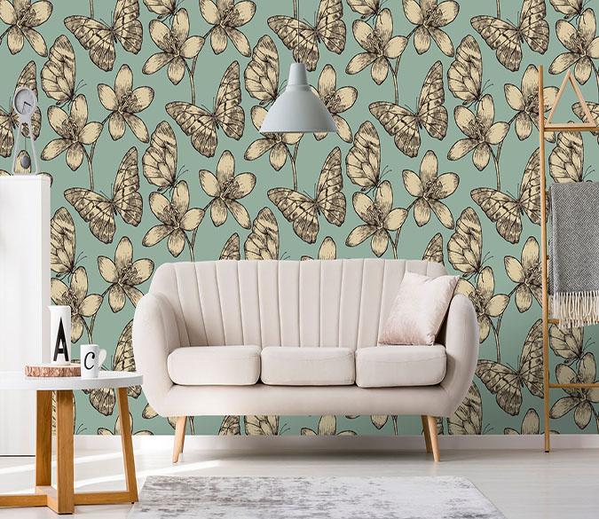 3D Black Butterfly 241 Wallpaper AJ Wallpaper 