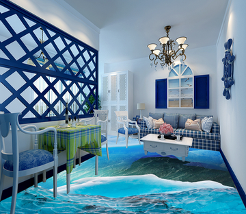 3D Ice Cubes 104 Floor Mural Wallpaper AJ Wallpaper 2 