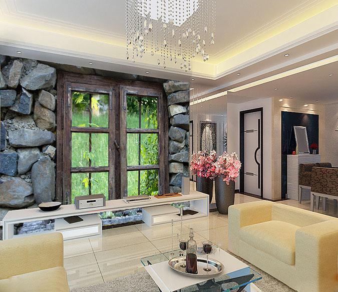 3D Outside The Window 014 Wallpaper AJ Wallpaper 