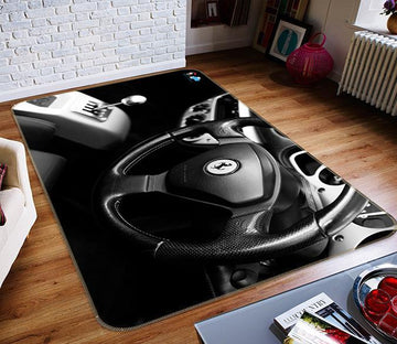 3D Black Direction 252 Non Slip Rug Mat Mat AJ Creativity Home 