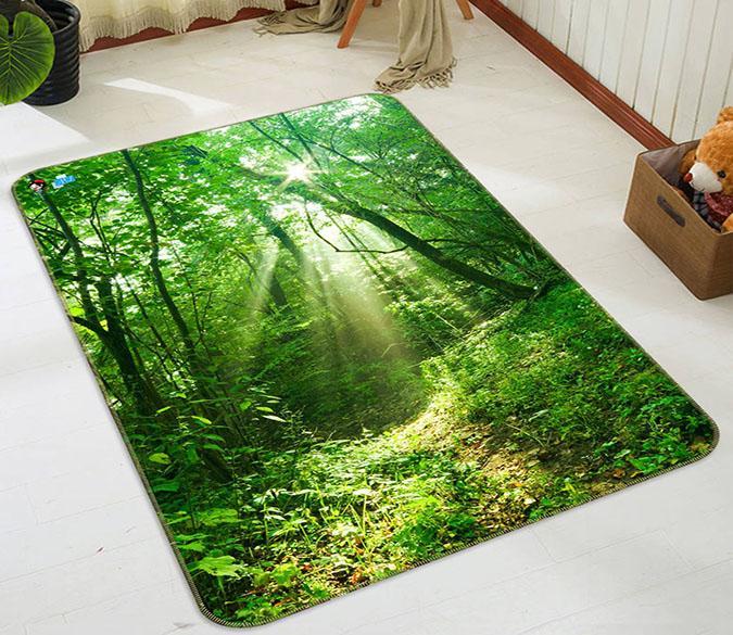 3D Woods Shading 034 Non Slip Rug Mat Mat AJ Creativity Home 