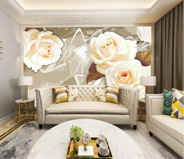 3D Beautiful Pink Rose 1428 Wallpaper AJ Wallpaper 2 