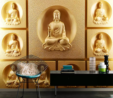 3D Buddha Meditate 427 Wallpaper AJ Wallpaper 2 