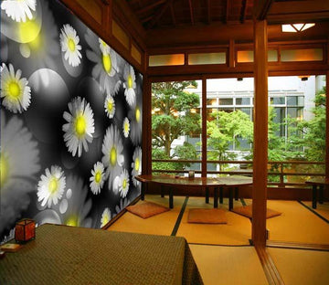 3D Chrysanthemum Sea 003 Wallpaper AJ Wallpaper 