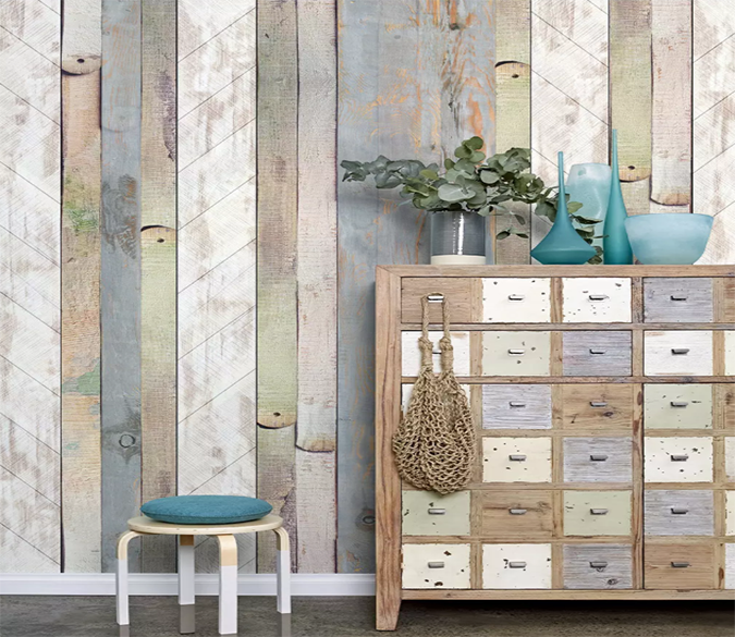3D Vintage Wooden Board 1283 Wallpaper AJ Wallpaper 2 