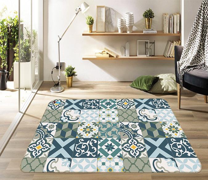 3D Different Flower Patterns 110 Non Slip Rug Mat Mat AJ Creativity Home 