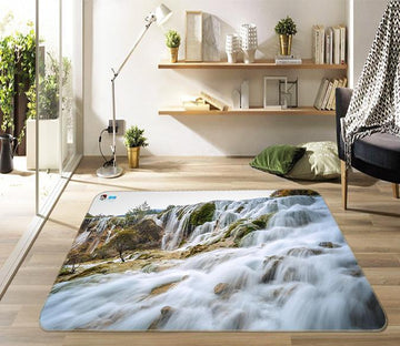3D Rapid Stream 498 Non Slip Rug Mat Mat AJ Creativity Home 
