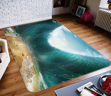 3D Rising Waves 716 Non Slip Rug Mat Mat AJ Creativity Home 