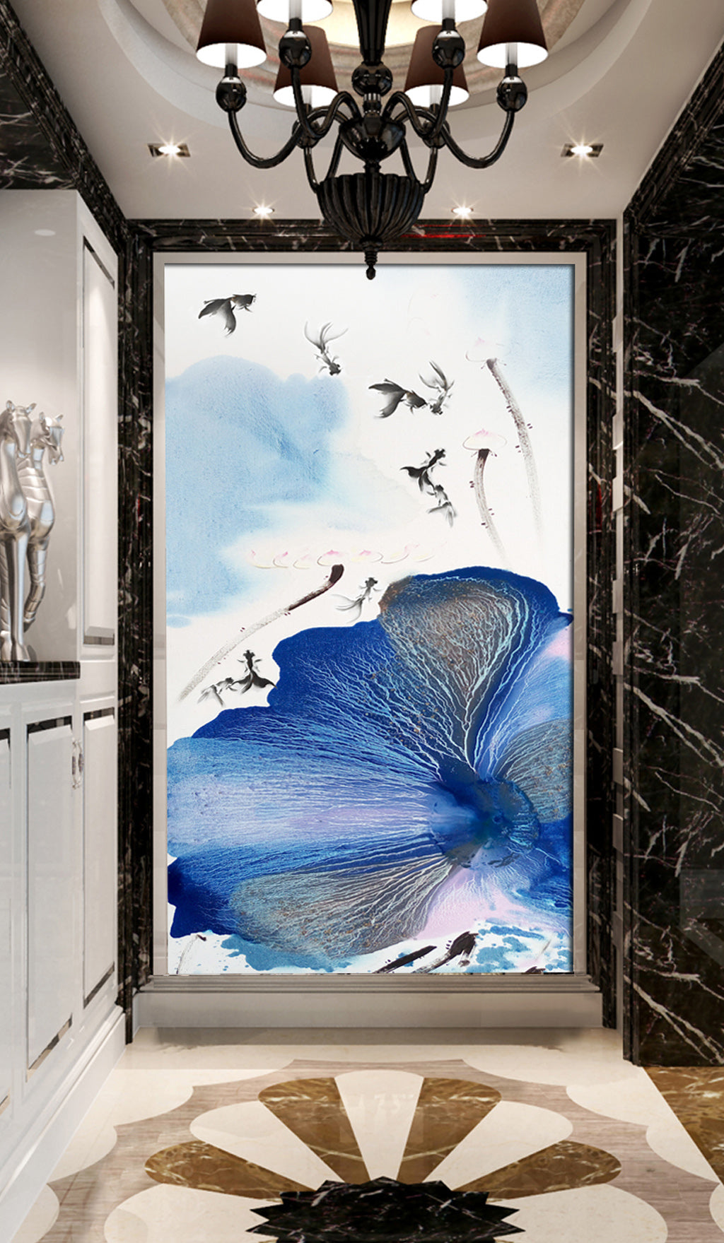 3D Lotus Leaf WG029 Wall Murals