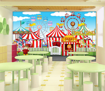 3D Amusement Park 443 Wallpaper AJ Wallpaper 