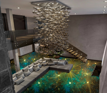 3D Star 137 Floor Mural Wallpaper AJ Wallpaper 2 