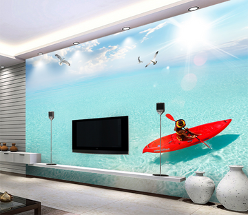 3D Rowing Birds 435 Wallpaper AJ Wallpaper 