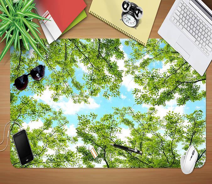 3D Sky Woods 122 Desk Mat Mat AJ Creativity Home 