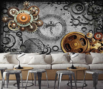 3D Wall Gear 740 Wallpaper AJ Wallpaper 