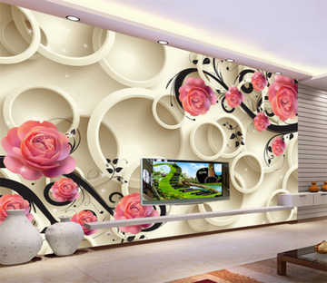 3D Beautiful Safflower 142 Wallpaper AJ Wallpaper 