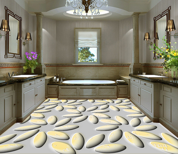 3D Stone Flower 111 Floor Mural Wallpaper AJ Wallpaper 2 