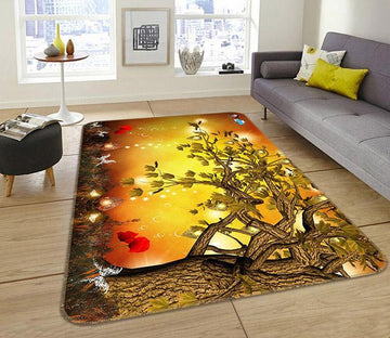 3D Tree Bubble Flower 708 Non Slip Rug Mat Mat AJ Creativity Home 