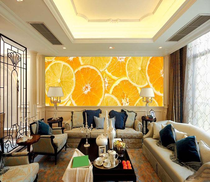 3D Orange Slices 105 Wallpaper AJ Wallpaper 