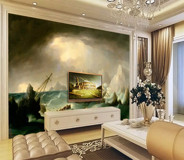 3D The Boat Turned Over 120 Wallpaper AJ Wallpaper 2 