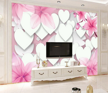 3D Blooming love 558 Wallpaper AJ Wallpaper 