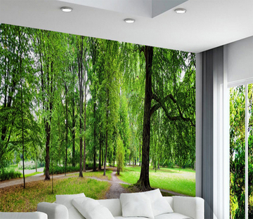 3D Park Woods 227 Wallpaper AJ Wallpaper 