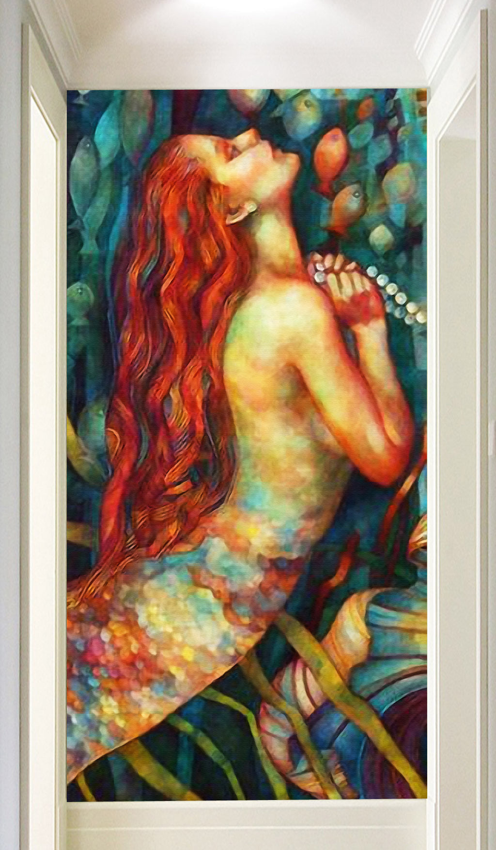 3D Mermaid Grass WG087 Wall Murals