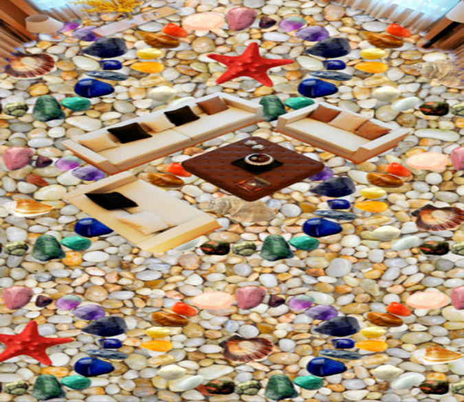 3D Small Starfish 303 Floor Mural Wallpaper AJ Wallpaper 2 