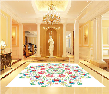 3D Beautiful Flower 129 Floor Mural Wallpaper AJ Wallpaper 2 