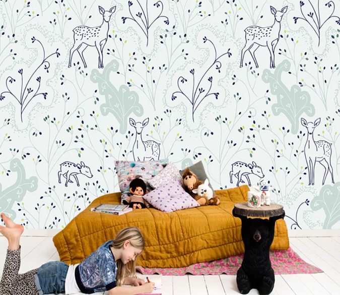 3D Painting Fawn 862 Wallpaper AJ Wallpaper 2 