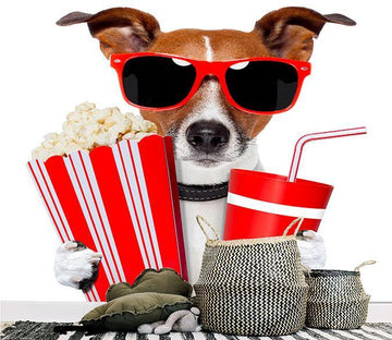 3D Sunglasses Dog 045 Wallpaper AJ Wallpaper 