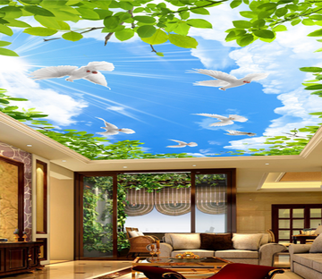 Green Leaf Sunlight 148 Wallpaper AJ Wallpaper 