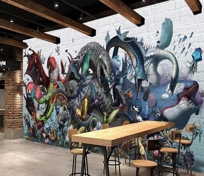 3D Poly Dinosaur 233 Wallpaper AJ Wallpaper 