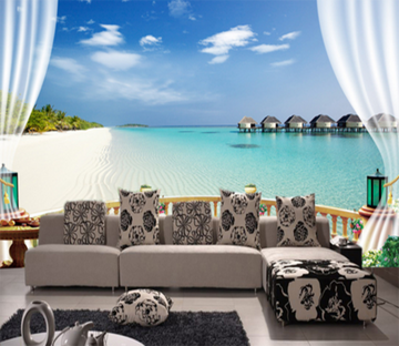 3D Sky Beach 100 Wallpaper AJ Wallpaper 