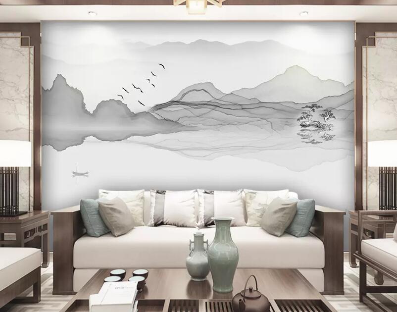 3D Abstract Mountain WG31 Wall Murals Wallpaper AJ Wallpaper 2 