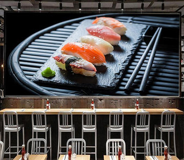 3D Plate Sushi 092 Wallpaper AJ Wallpaper 