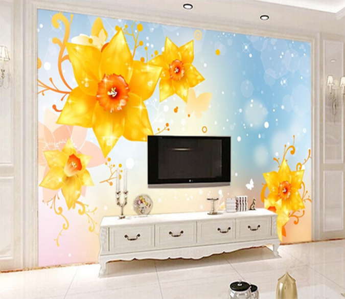3D Exotic Flowers 512 Wallpaper AJ Wallpaper 