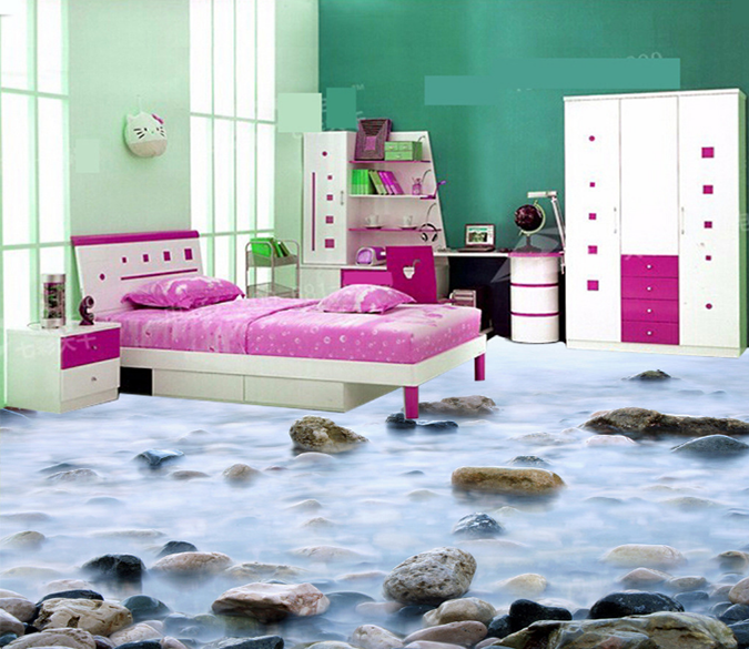 3D Cloud Stone 178 Floor Mural Wallpaper AJ Wallpaper 2 